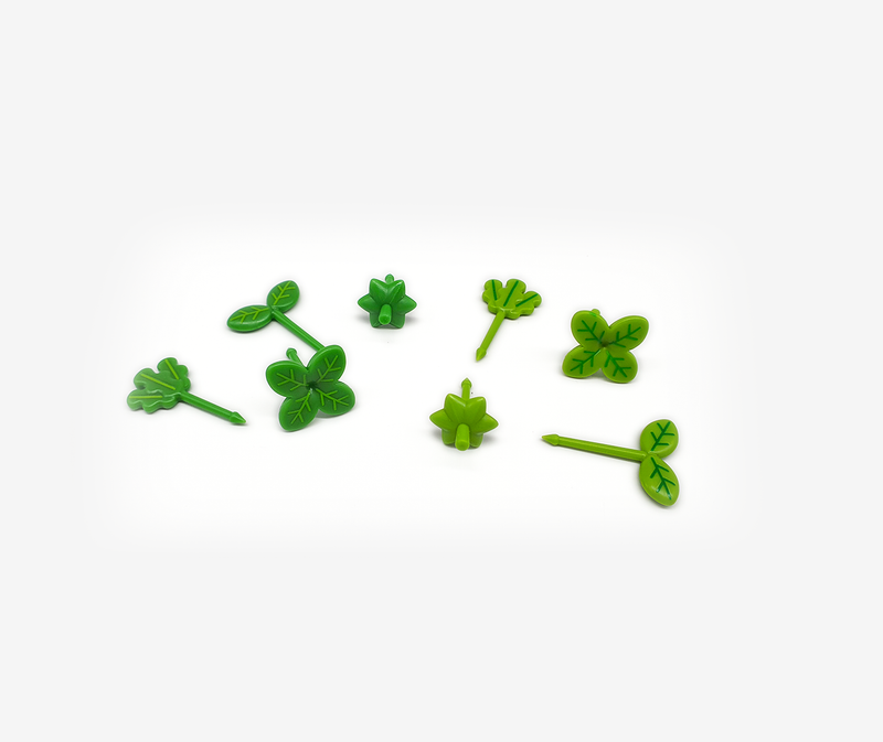 3D Leaf food picks